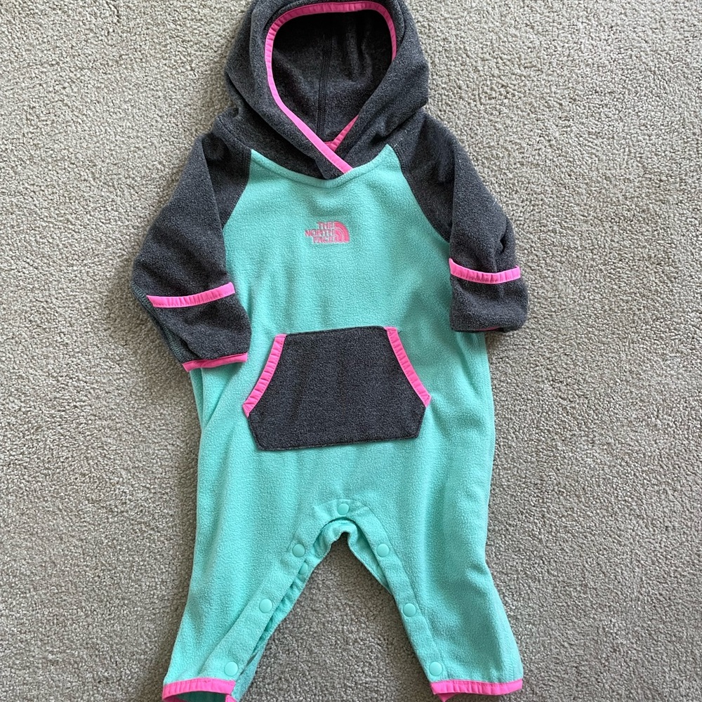 North Face Fleece Infant Outfit